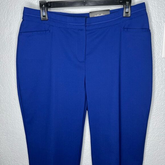 New! Rafaella Classic Slimming Ankle Length Women’s Dress Trousers Pants Sz 8 - Picture 4 of 14